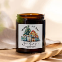 Christmas Gift Apothecary Personalised Scented Candle