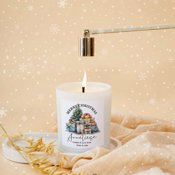 Christmas Gift Personalised Scented Candle