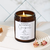 Grandparent Pregnancy Reveal Scented Candle