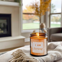 I Am Strong - Affirmation Candle